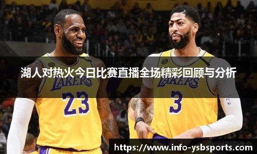 湖人对热火今日比赛直播全场精彩回顾与分析